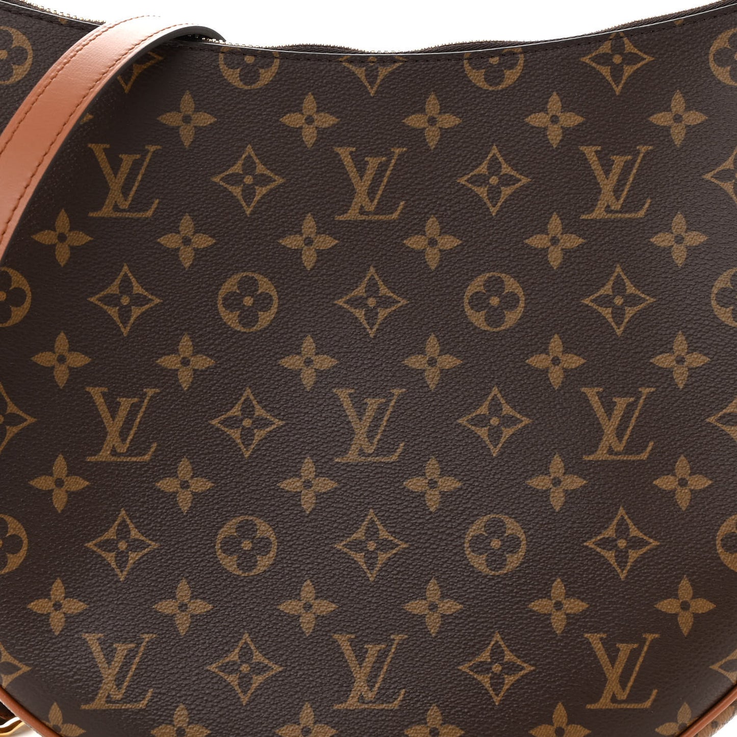 Reverse Monogram Loop Hobo
