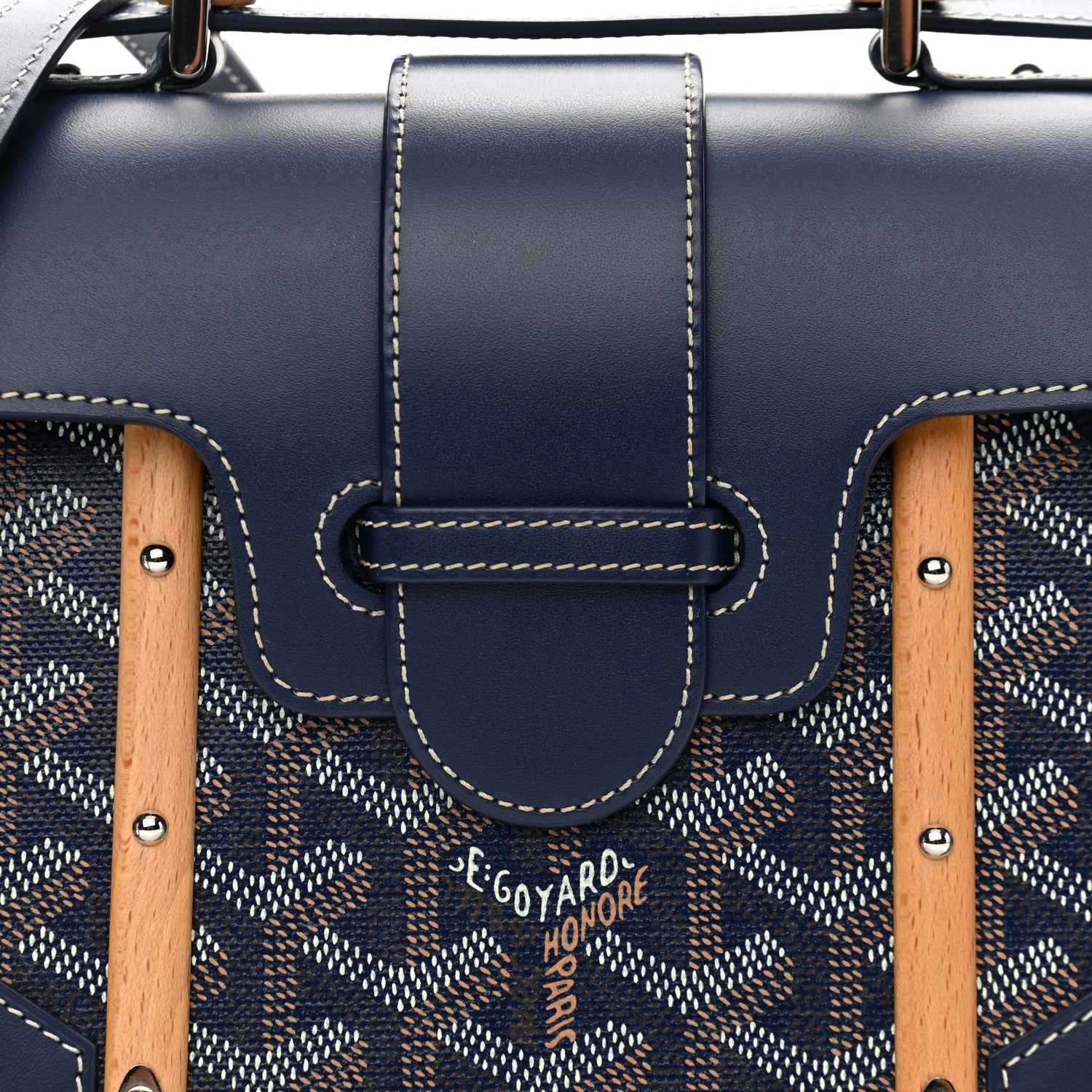 Goyard Goyardine Structure Mini Saigon Navy 7 of 11