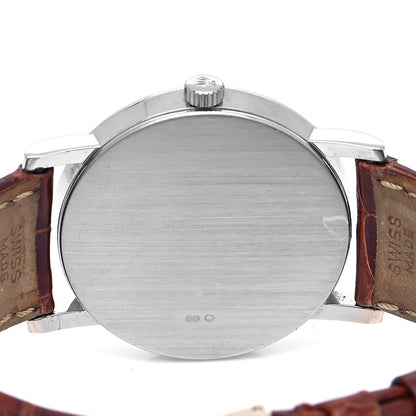 Rolex 18K White Gold Alligator 32mm Cellini Manual Winding Watch Black 5115 4 of 4