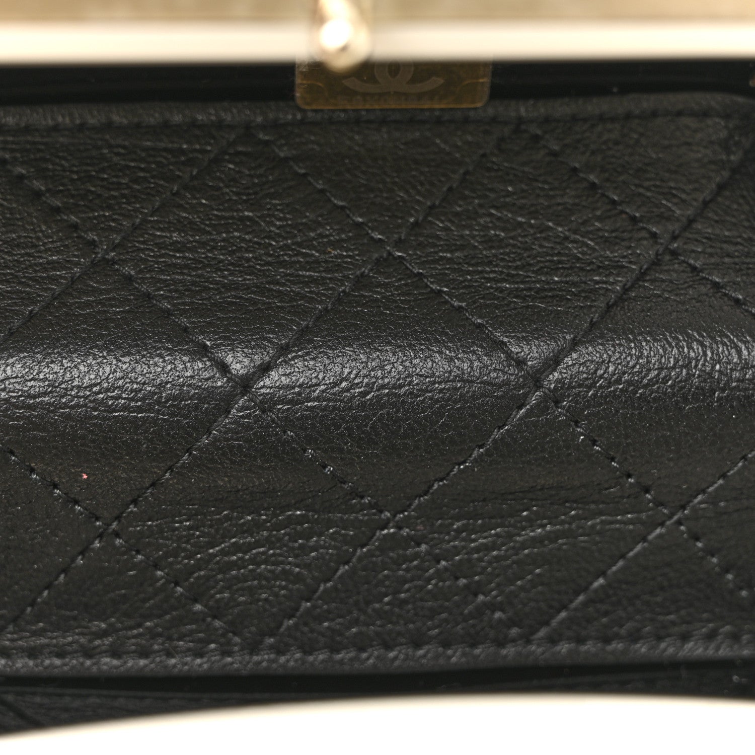 Chanel Resin Crystal Los Angeles Mini Van Minaudiere Black White 5 of 11