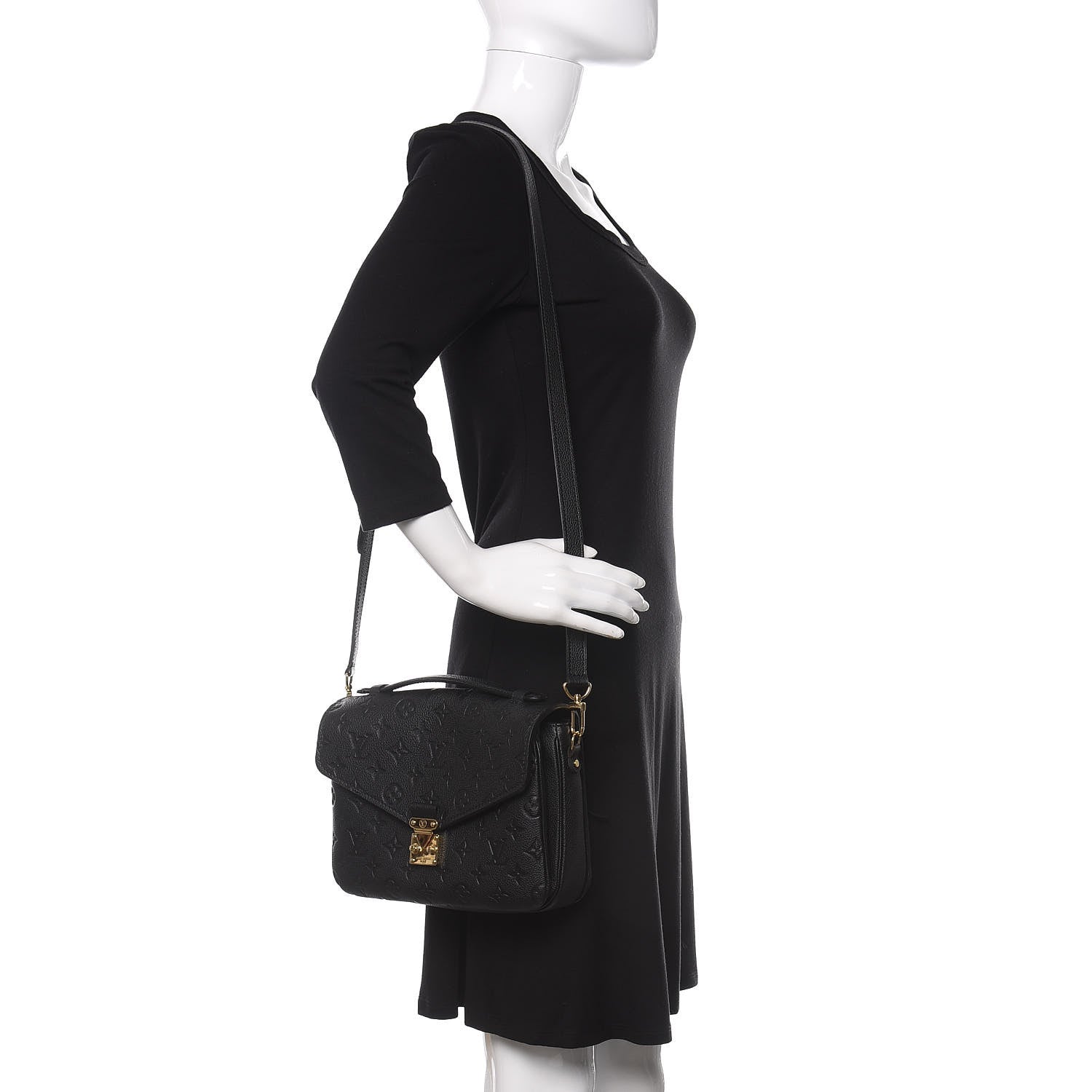 Louis Vuitton Empreinte Pochette Metis Black 2 of 9