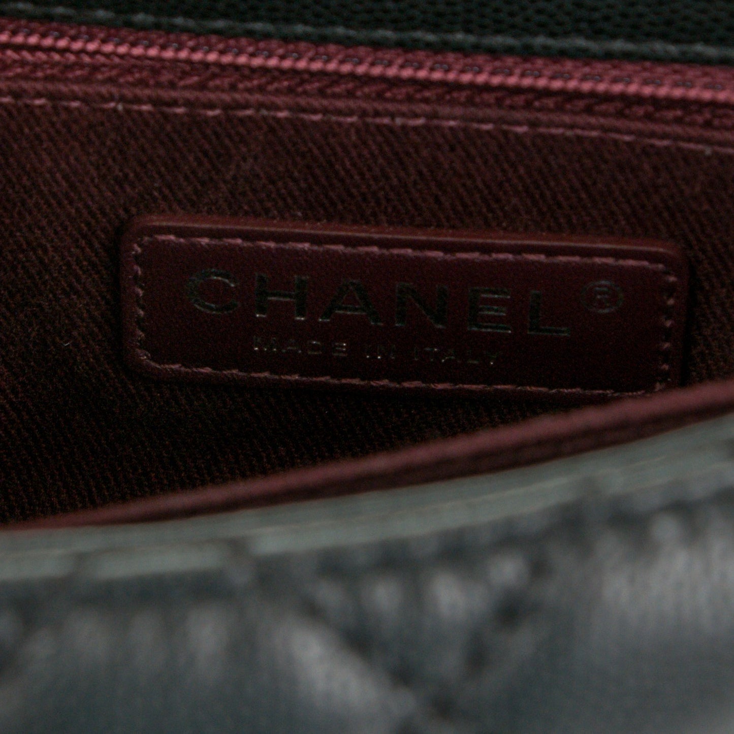 Caviar Quilted Mini Coco Handle Flap Black