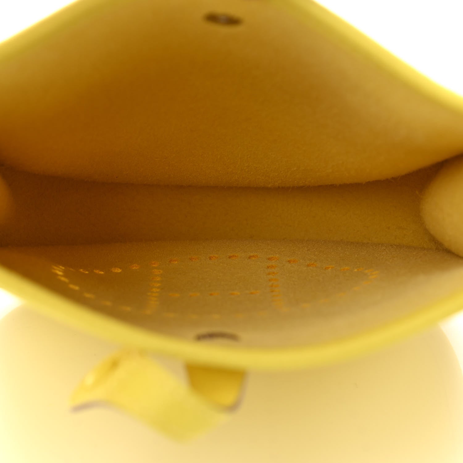 Hermes Taurillon Clemence Evelyne TPM Lime 5 of 10