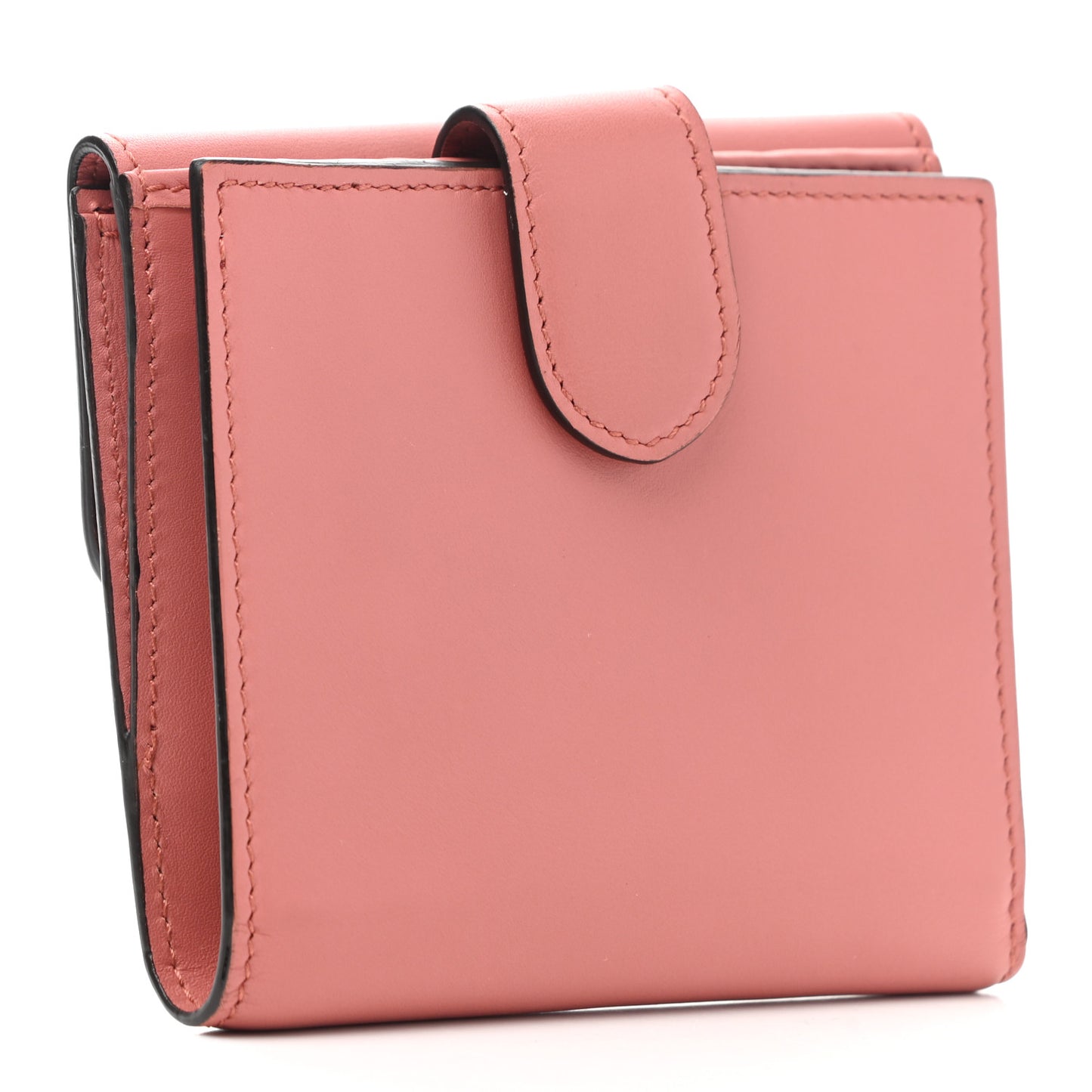 Moon Calfskin Interlocking G French Wallet Cameo Pink