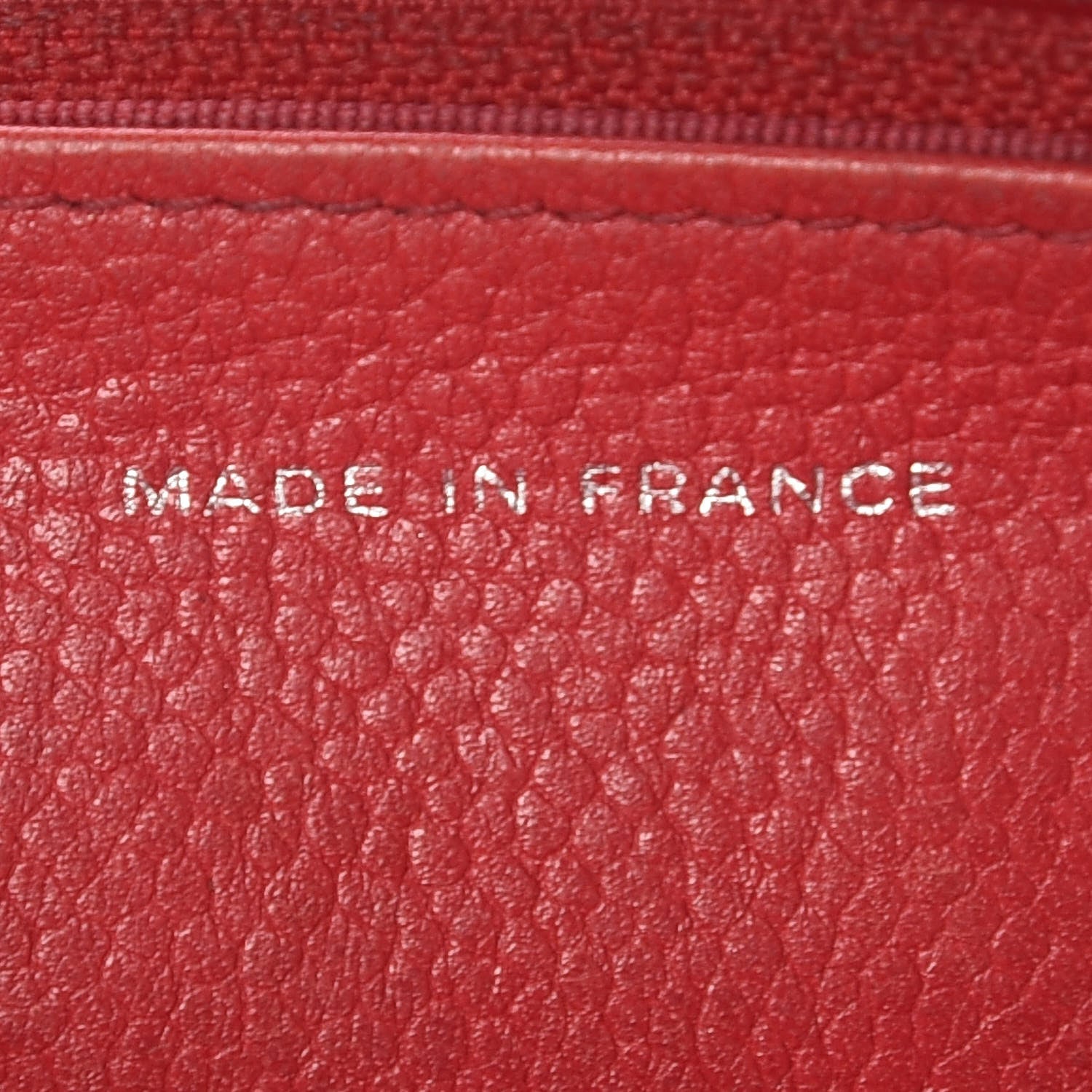 Chanel Caviar Quilted Wallet on Chain WOC Red 9 of 18