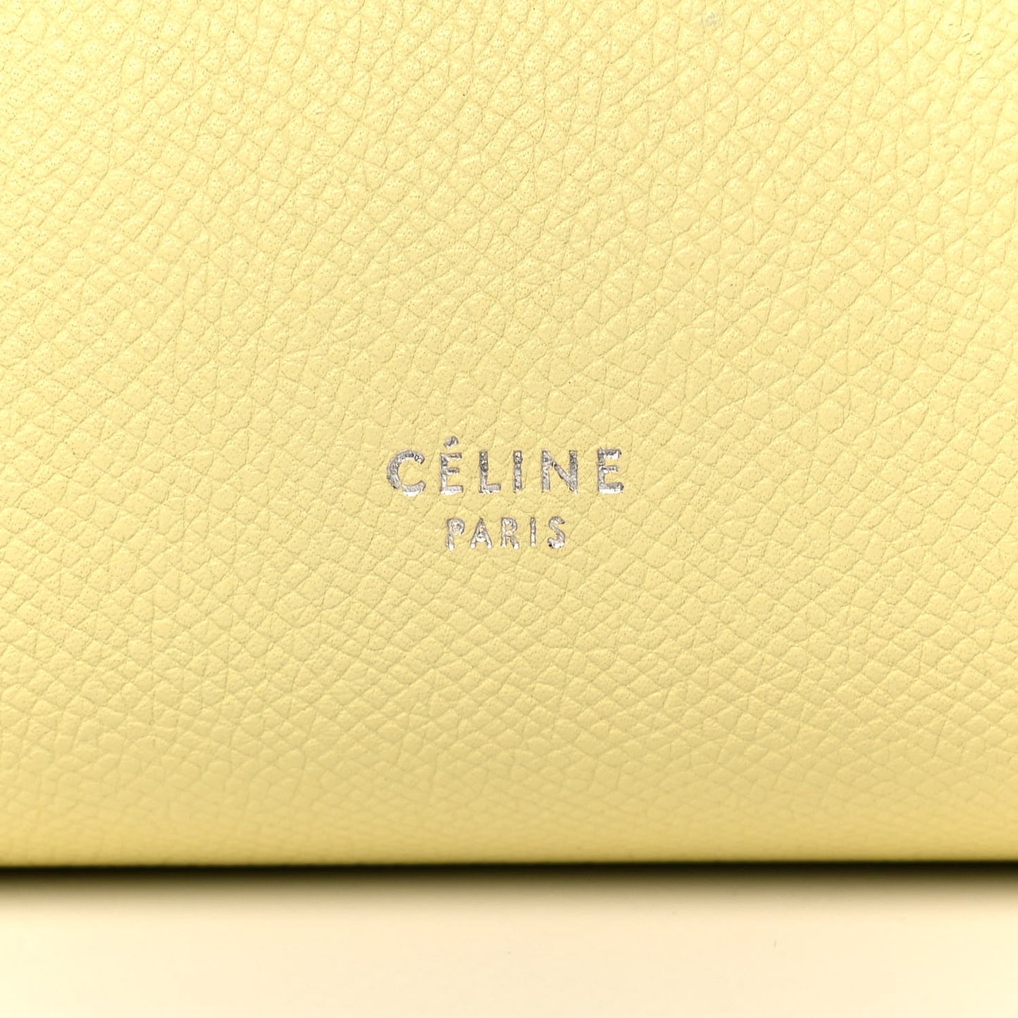 Grained Calfskin Micro Belt Bag Bergamote