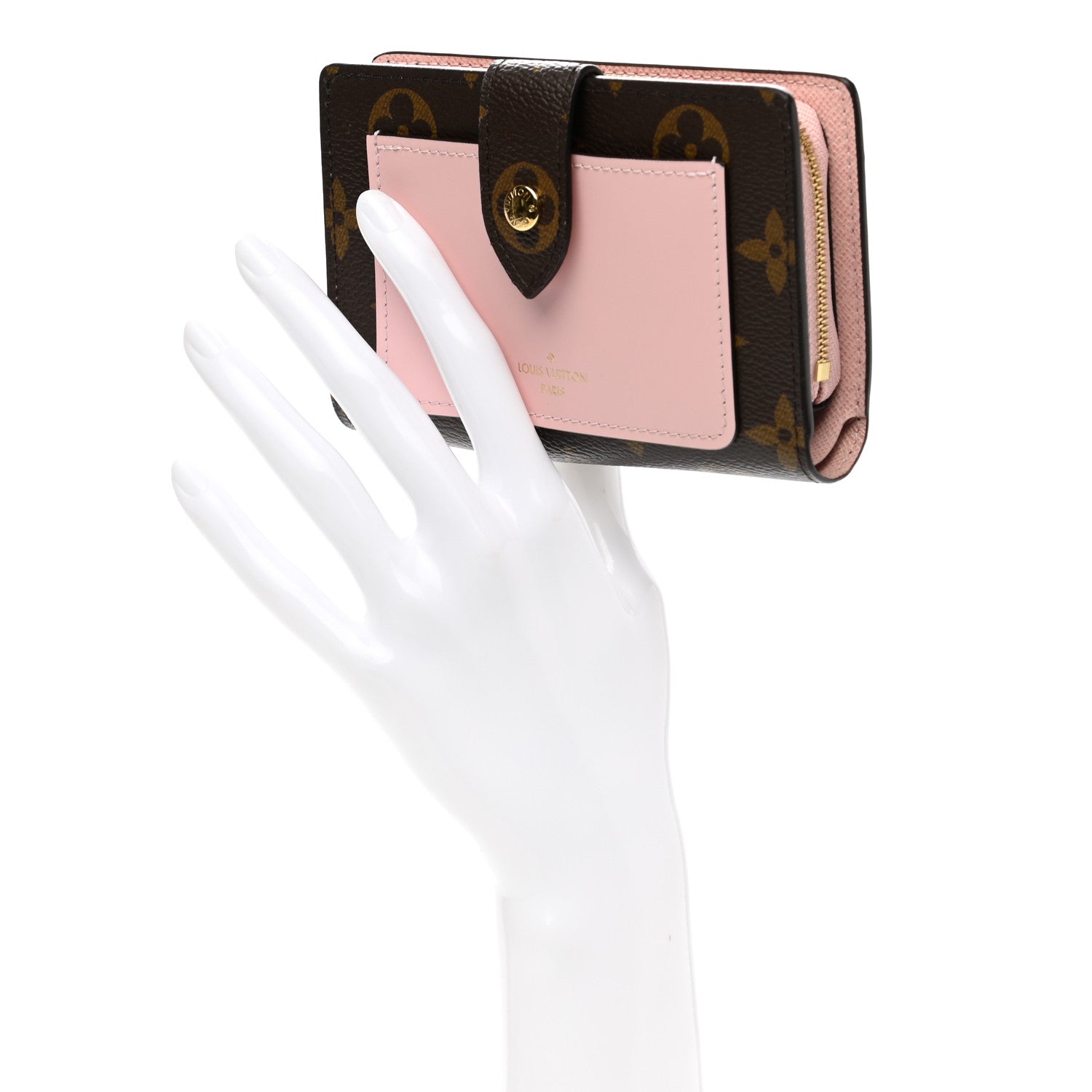 Louis Vuitton Monogram Juliette Wallet Rose Ballerine 2 of 10