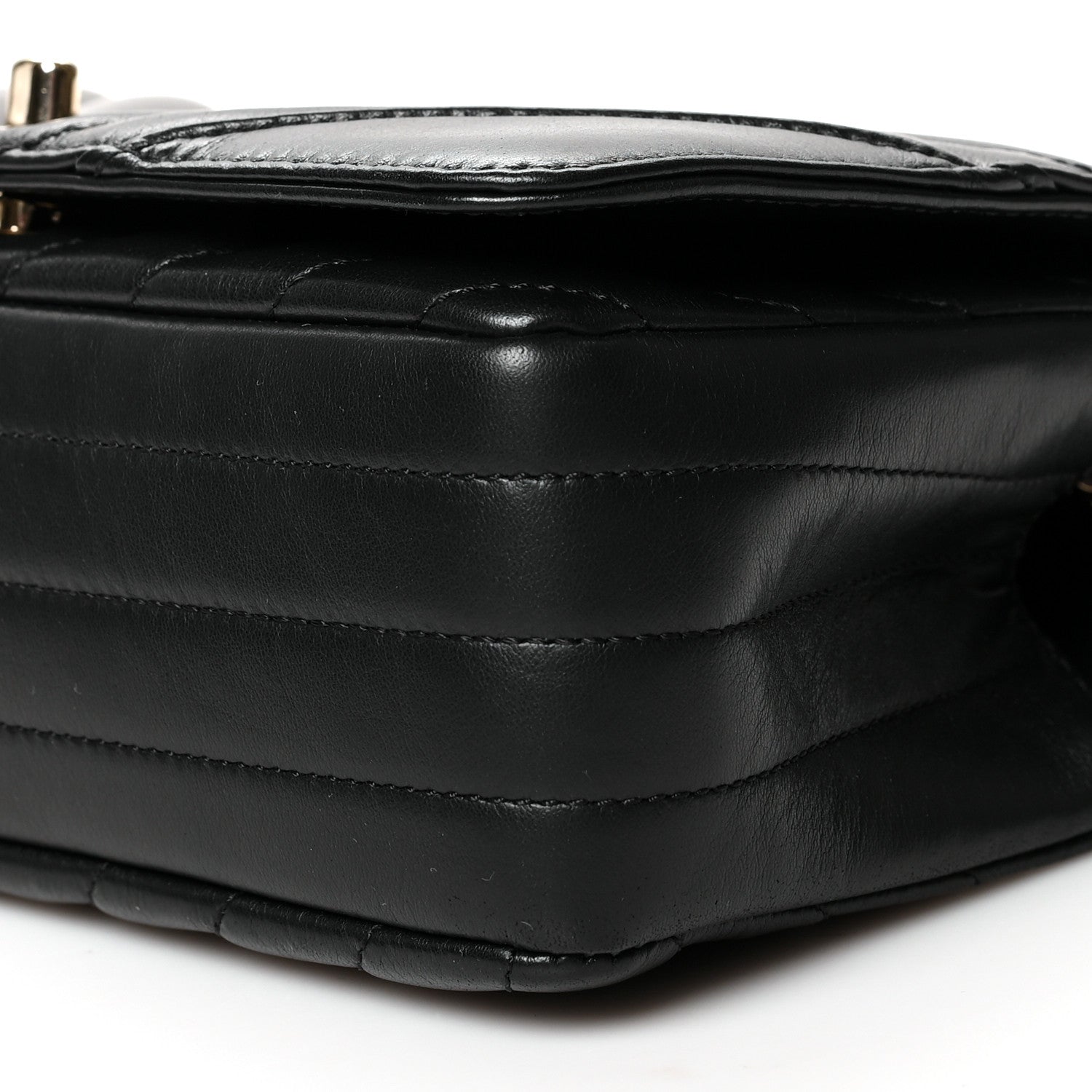 Chanel Calfskin Chevron Quilted Mini Statement Flap Black 10 of 10