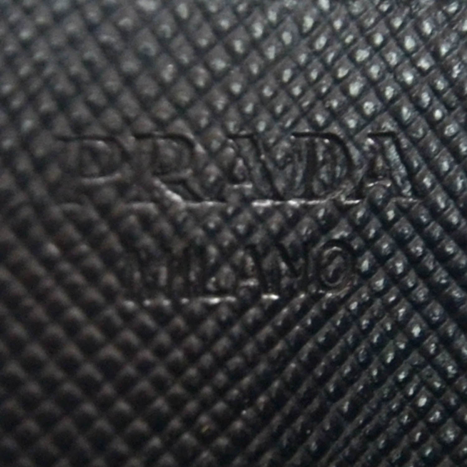 Prada Saffiano Card Case Nero Black 5 of 5