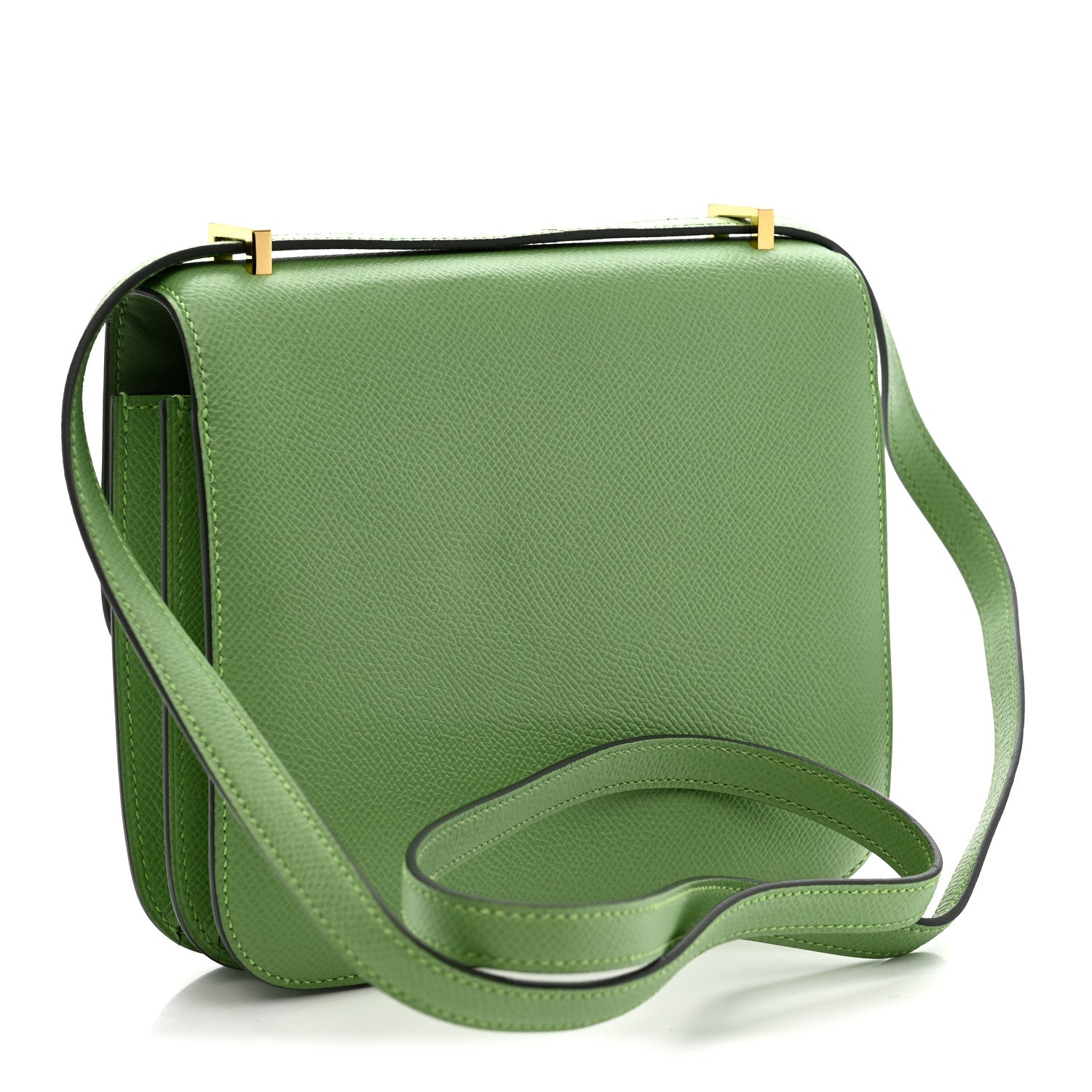 Hermes Epsom Constance 18 Vert Criquet 3 of 11