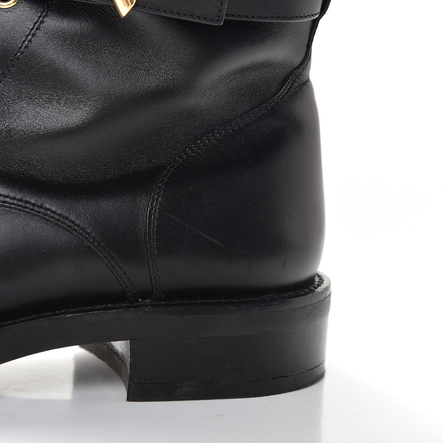 Louis Vuitton Calfskin Wonderland Ranger Boots 39 Black 11 of 14