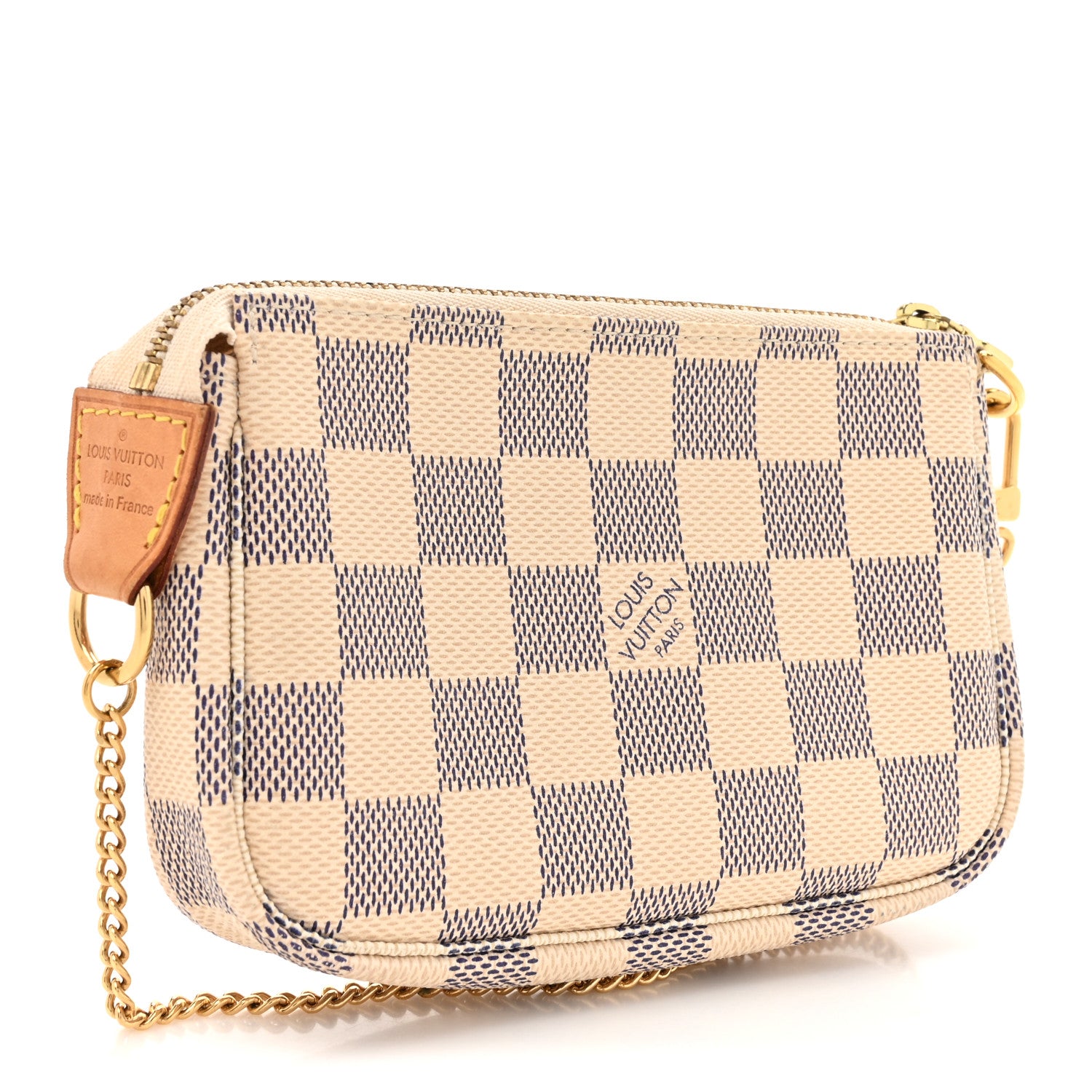 Louis Vuitton Damier Azur Mini Pochette Accessories 3 of 14
