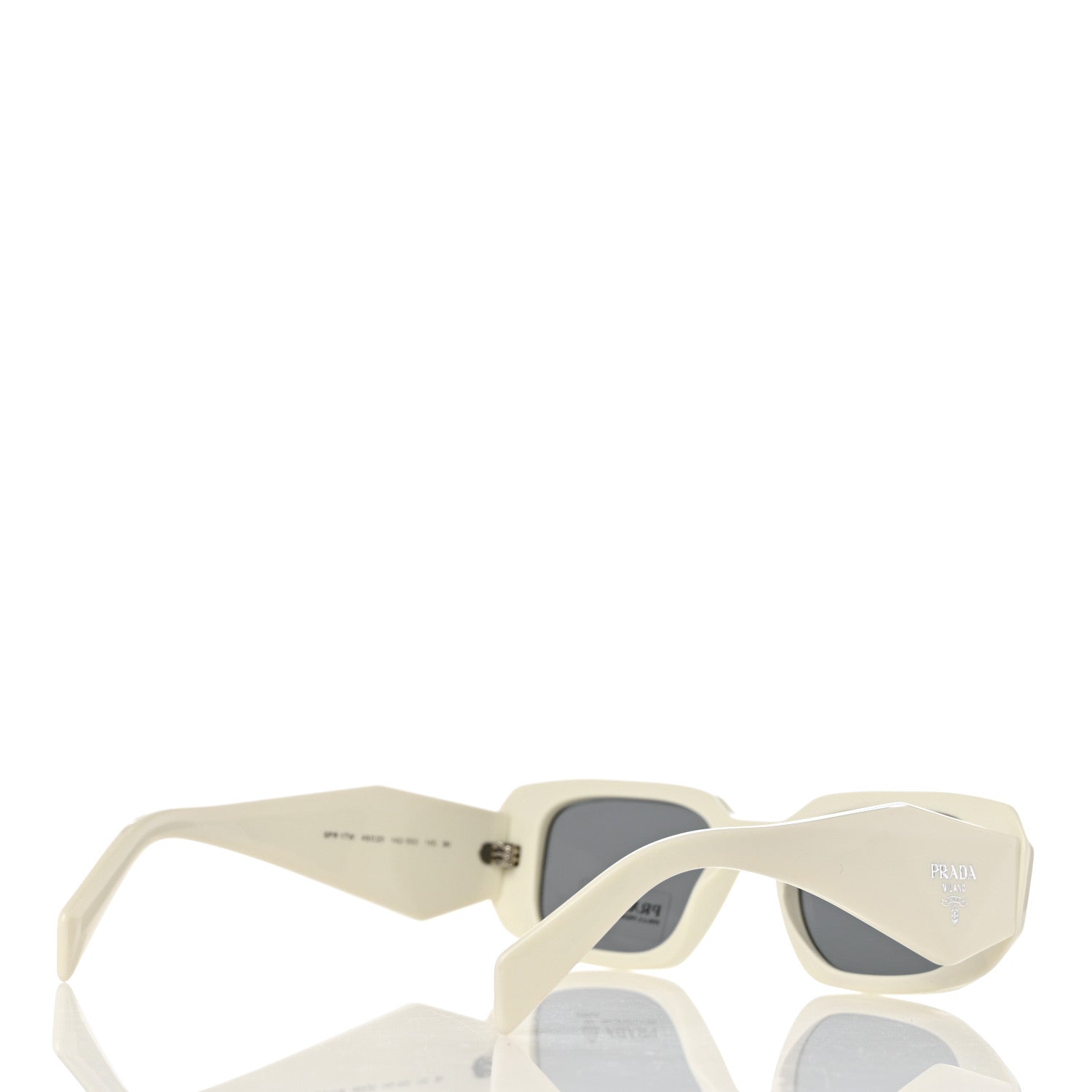 Prada Acetate Symbole Sunglasses SPR 17W White 4 of 8