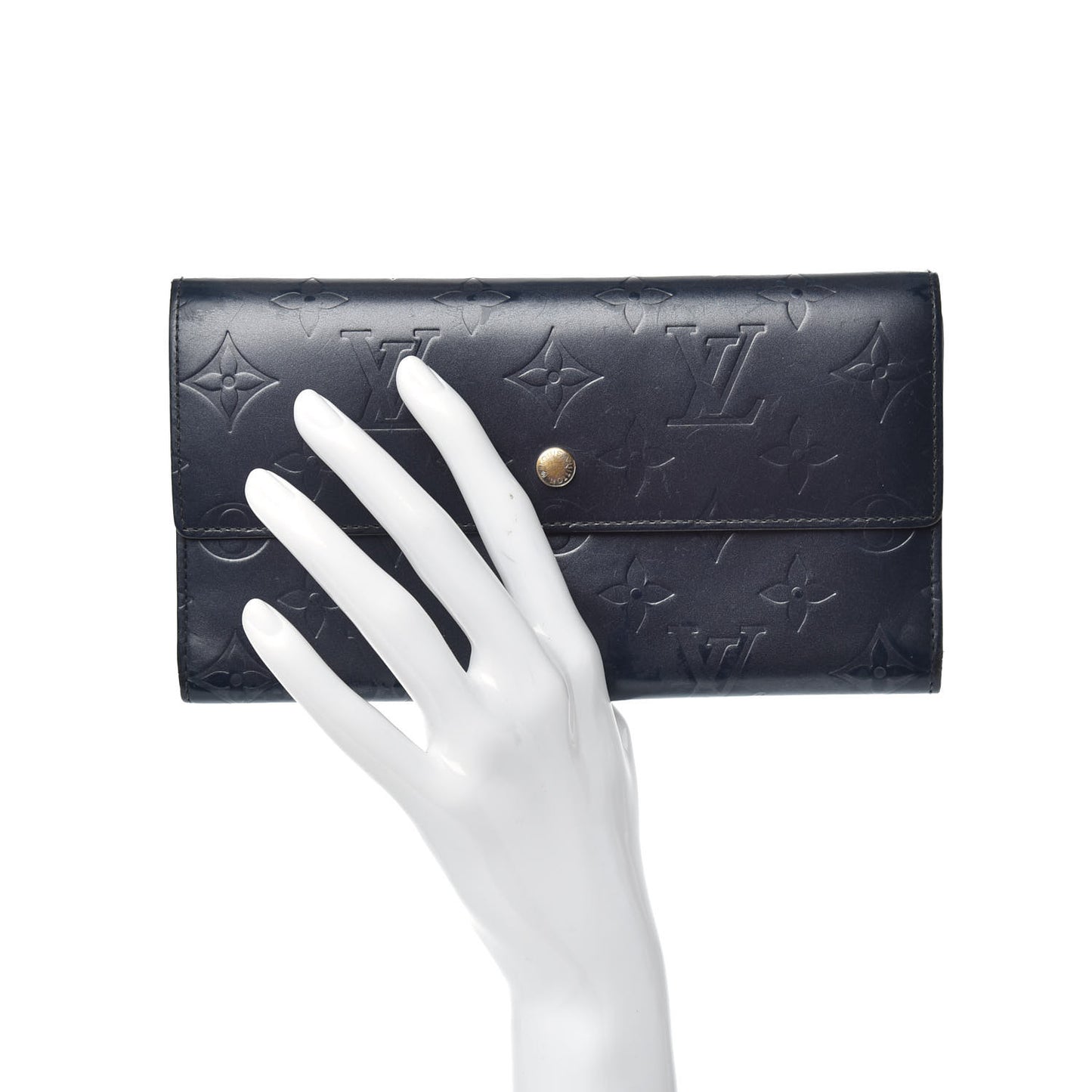 Mat Monogram Sarah Wallet Blue