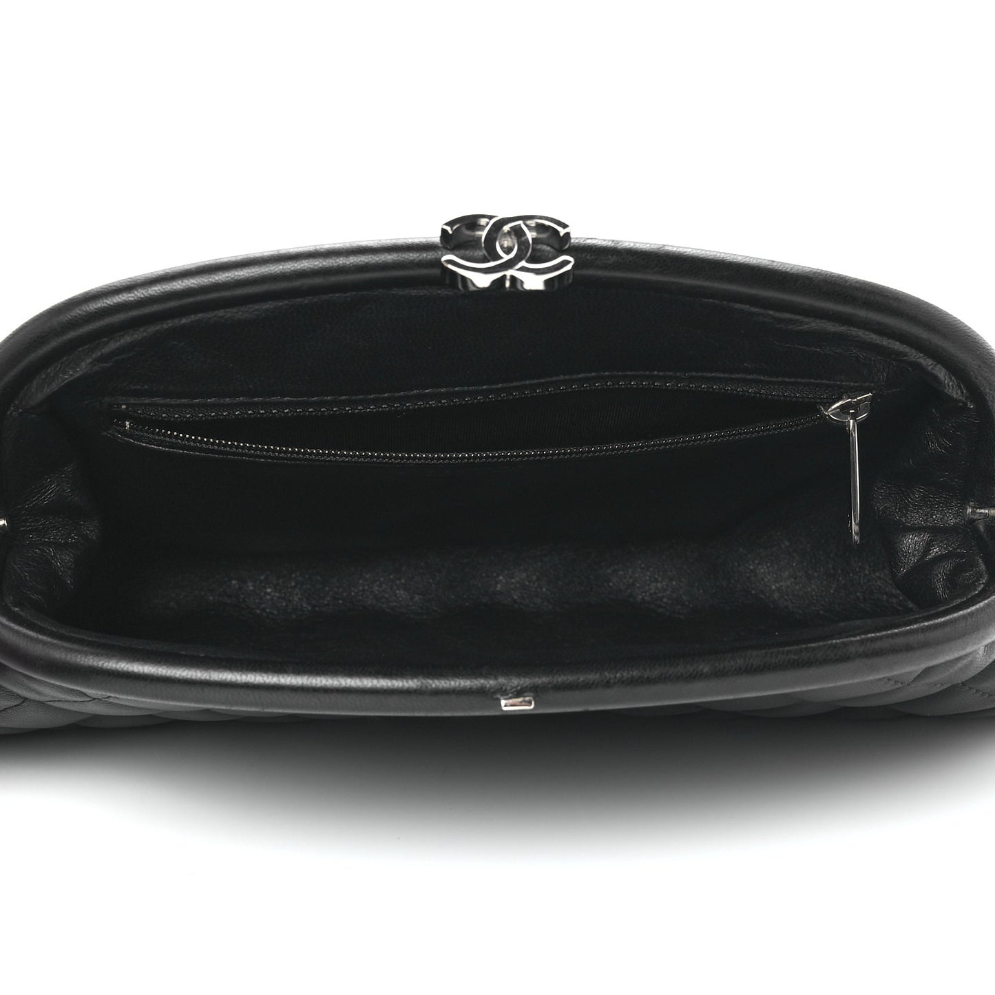 Lambskin Quilted Timeless Clutch Black
