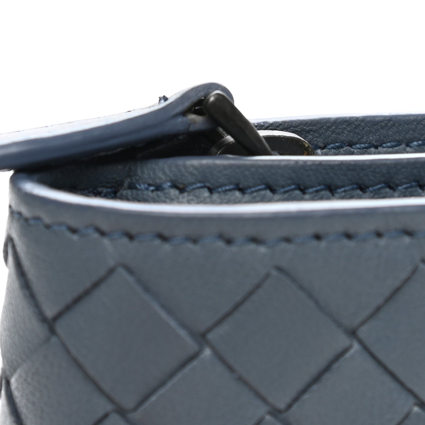 Nappa Intrecciato French Flap Wallet Krim