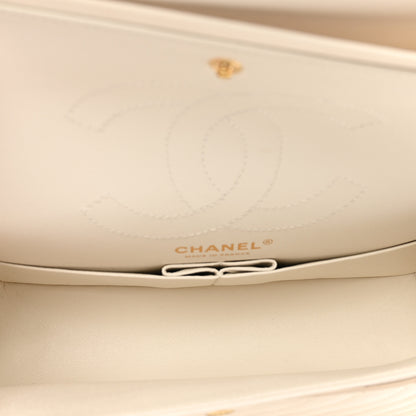 Chanel Aged Calfskin Chevron Quilted 2.55 Reissue 225 Flap White 5 of 9