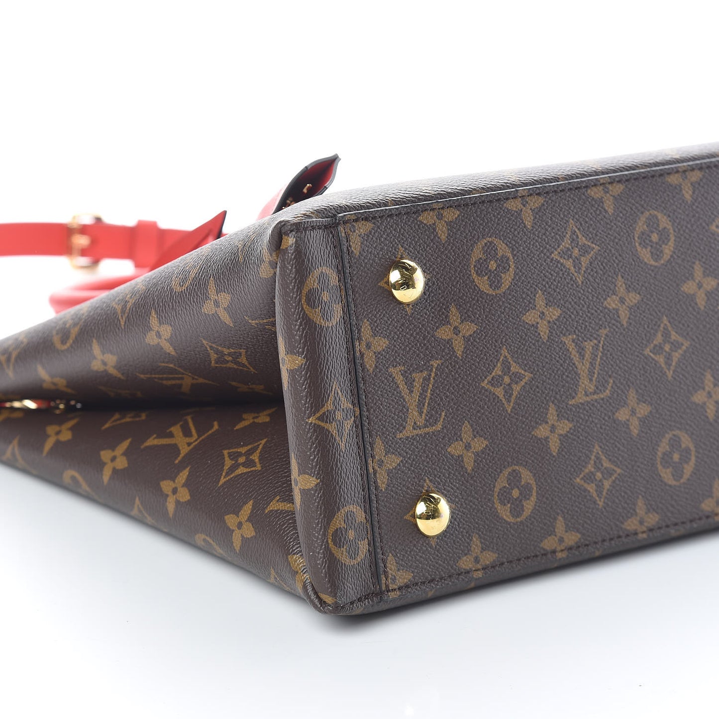 Monogram Flower Tote Coquelicot