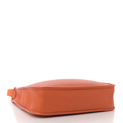 Hermes Taurillon Clemence Vespa  PM  Orange 4 of 14