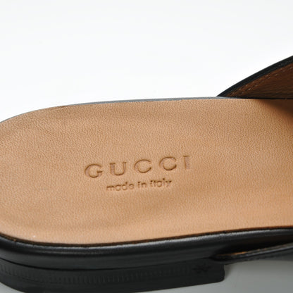 Gucci Calfskin Womens Princetown Slippers 39.5 Black 5 of 6