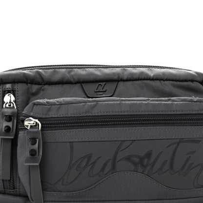 Christian Louboutin Nylon Loubideal Sneaker Sole Belt Bag Grey 8 of 10