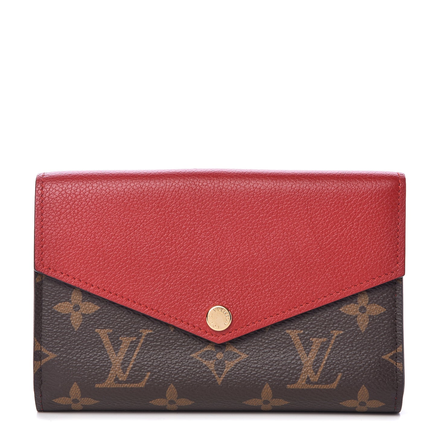 Monogram Pallas Compact Wallet Cherry