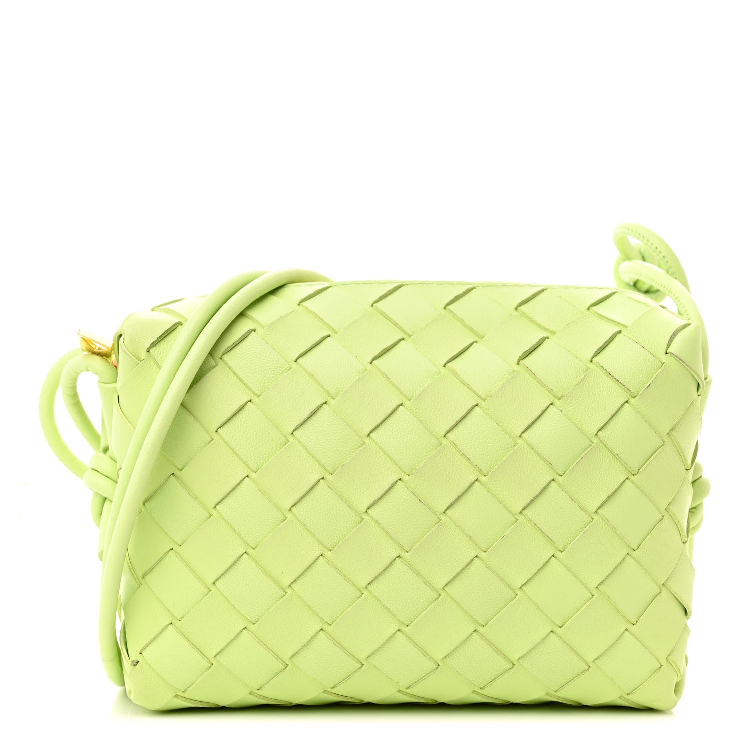 Bottega Veneta Nappa Intrecciato Mini Loop Camera Bag Fennel 1 of 9