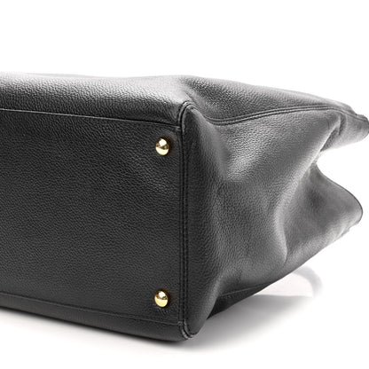 Chanel Calfskin Cerf Executive Shopper Tote Black 8 of 9