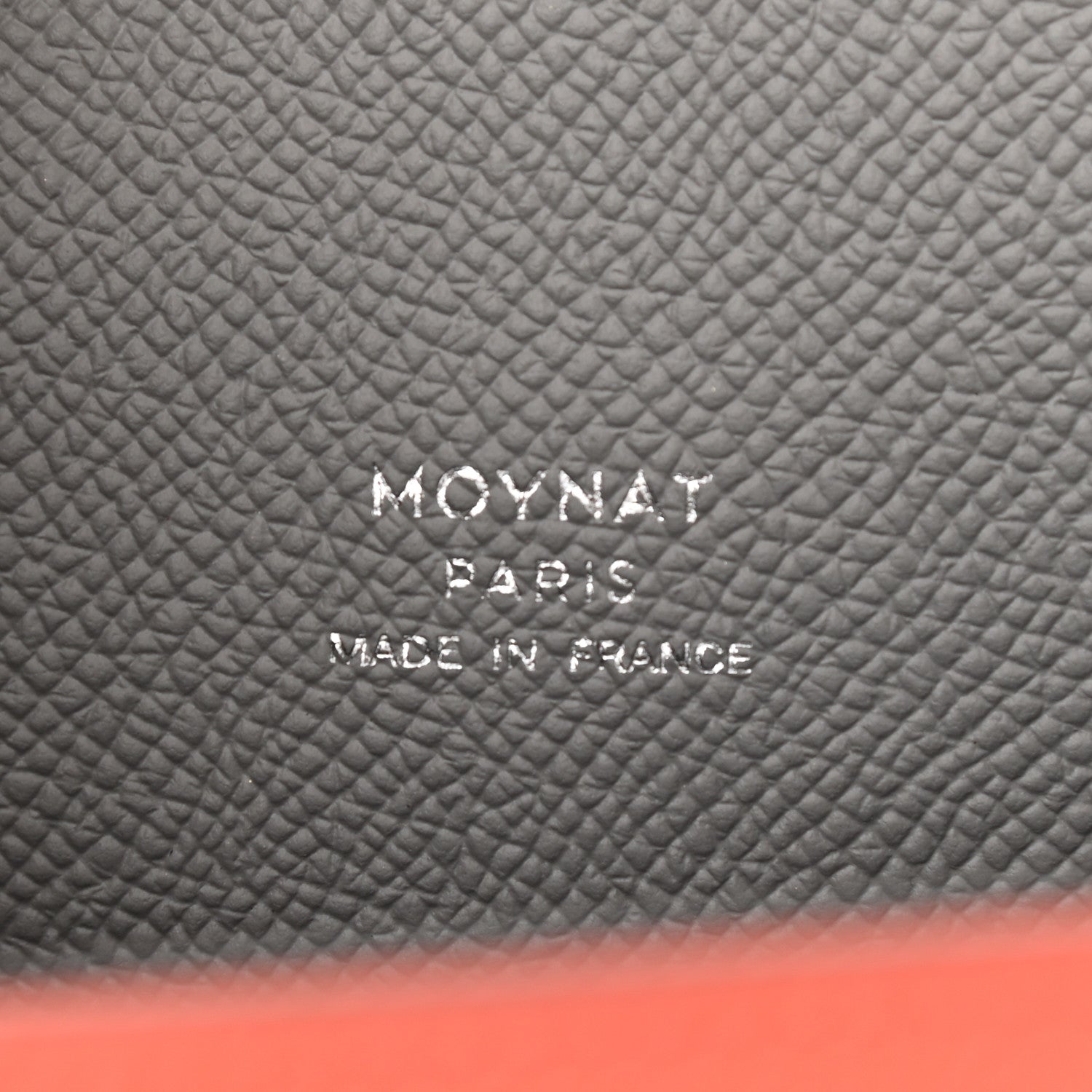 Moynat Carat Calfskin Madeleine Clutch Flamingo Ciment 6 of 9