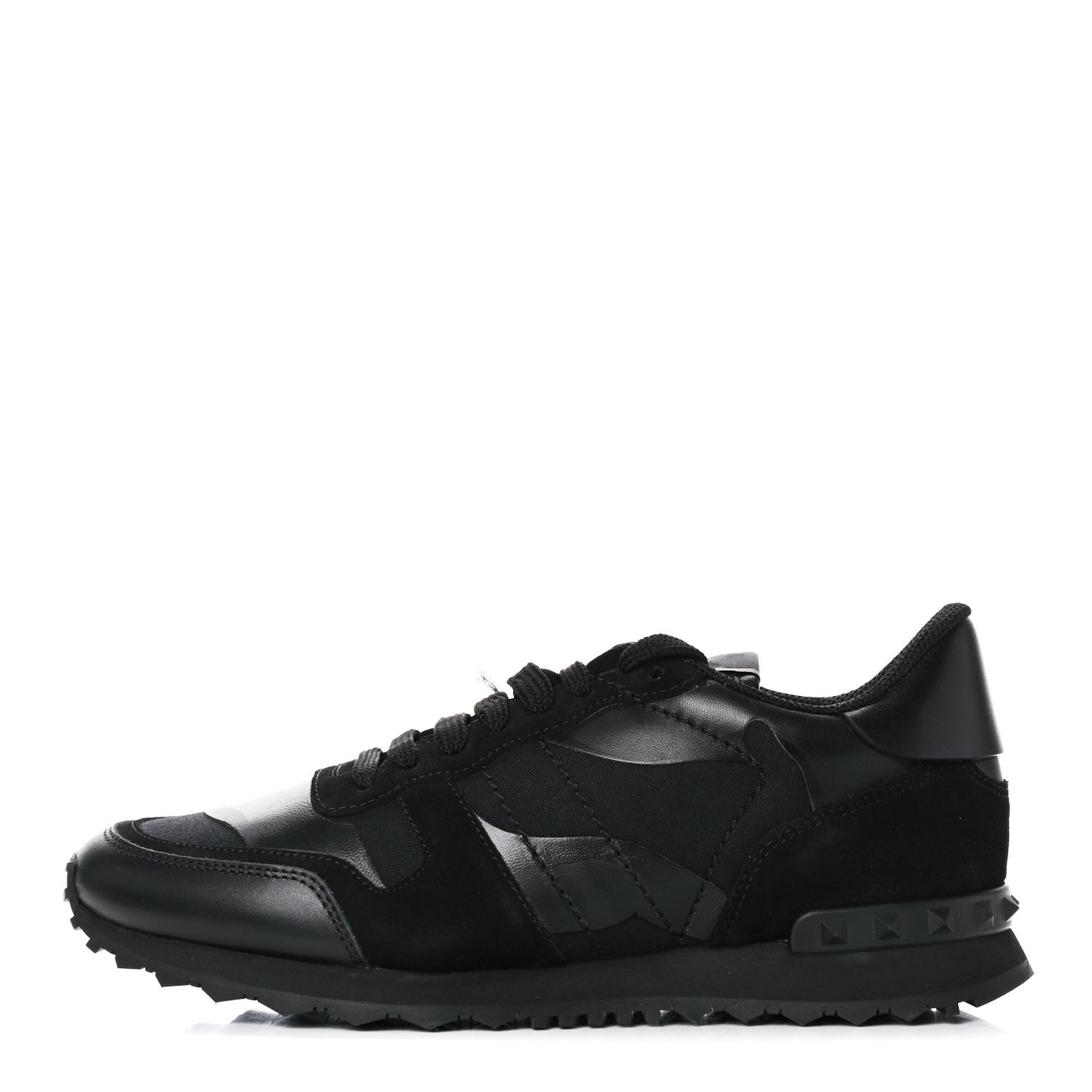 Nappa Suede Camouflage Mens Rockrunner Sneakers 41 Black 40.5 Black