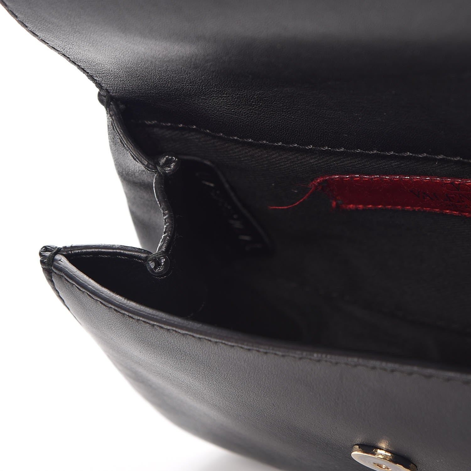 Valentino Garavani Vitello Small Belt Bag Black 13 of 13