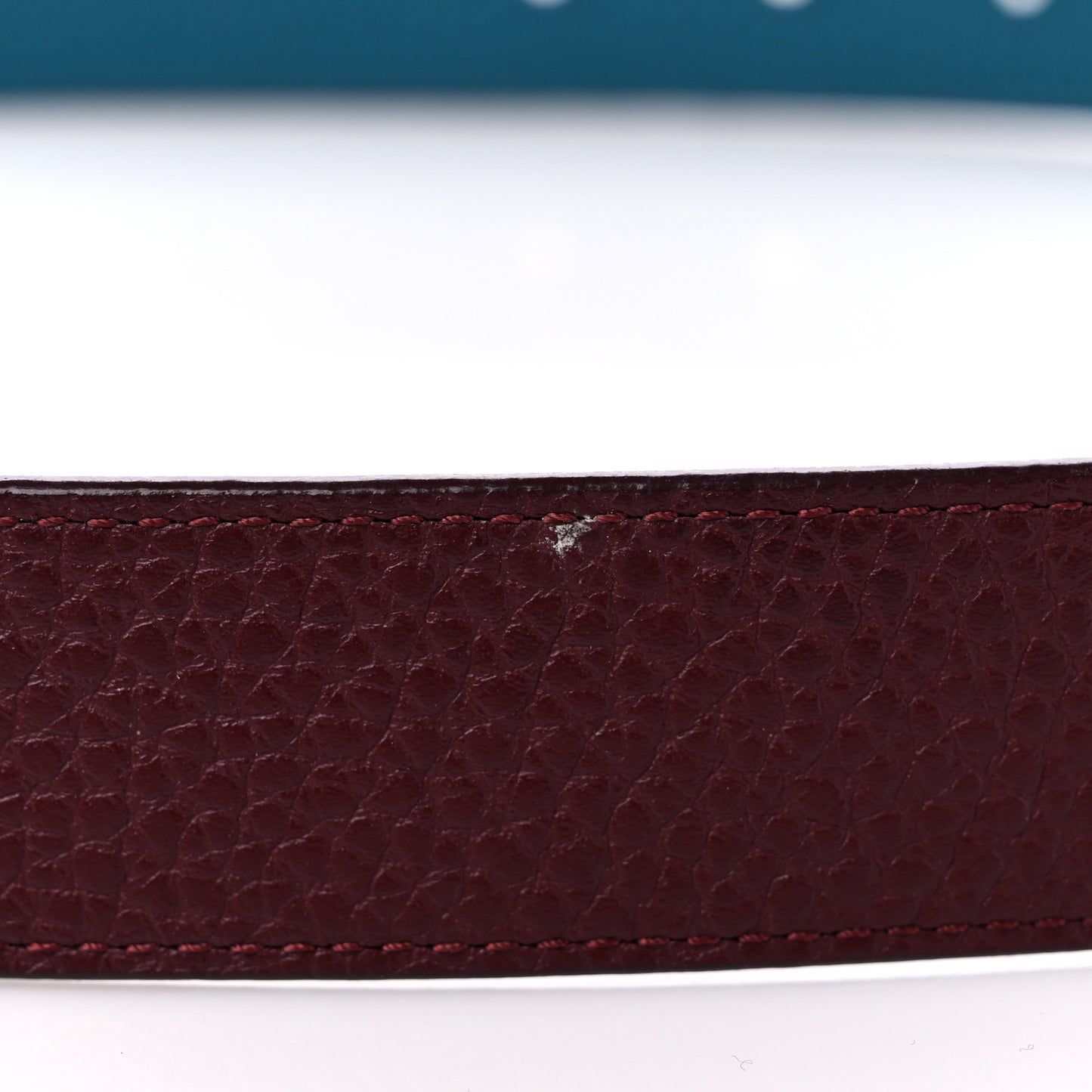Taurillon Calfskin 30mm LV Initiales Reversible Belt 85 34 Black Navy
