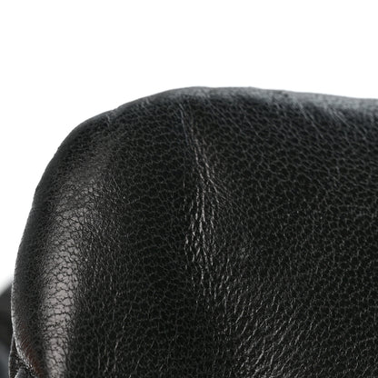 Prada Nappa Soft Padded Logo Embossed Triangle Quilted Small Shoulder Bag Black 12 of 13