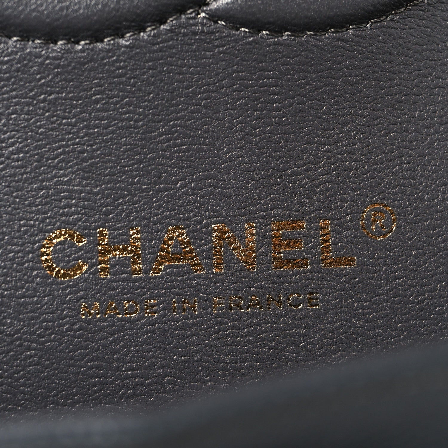 Chanel Caviar Quilted Medium Double Flap Dark Grey 6 of 10