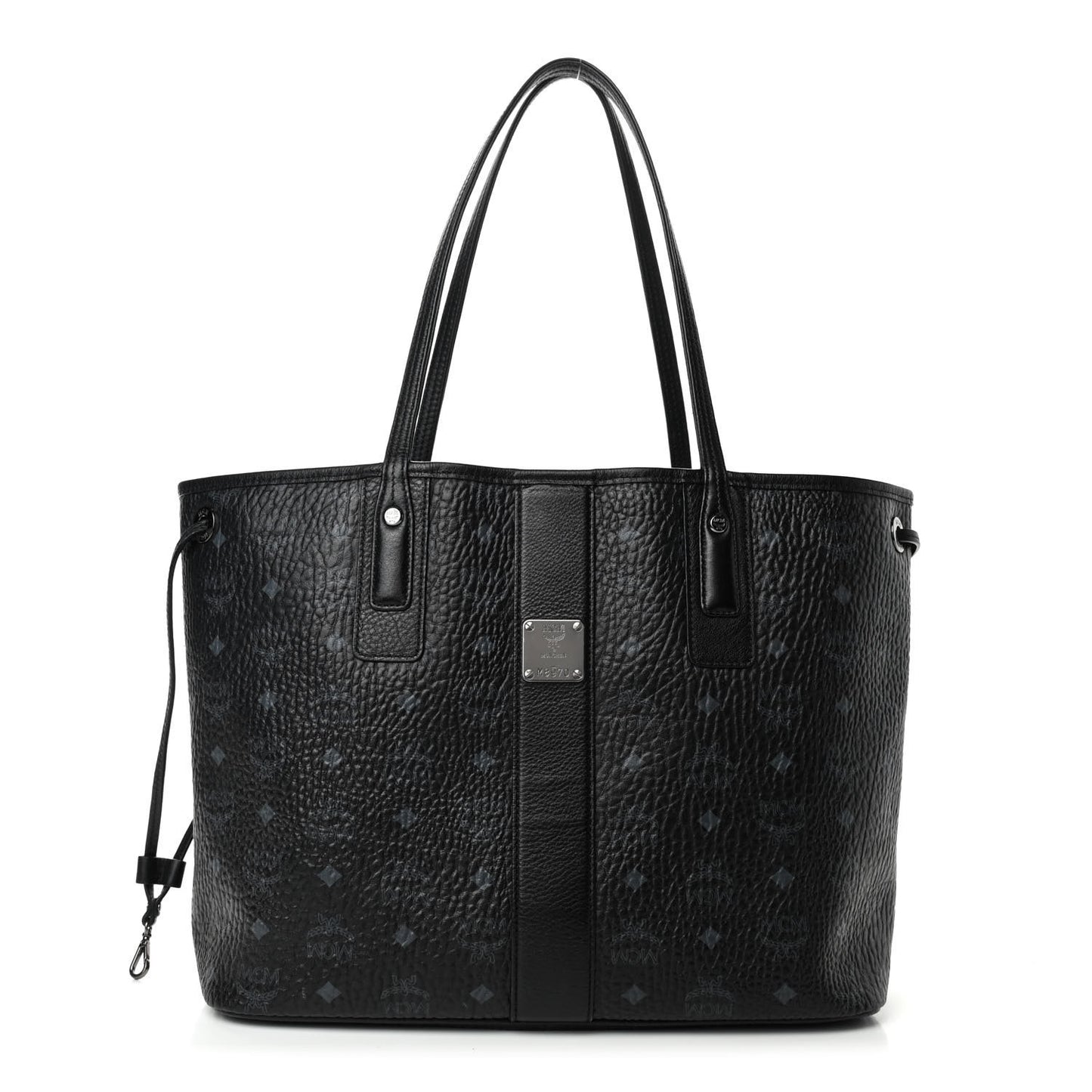 Visetos Medium Liz Reversible Shopper Tote Black