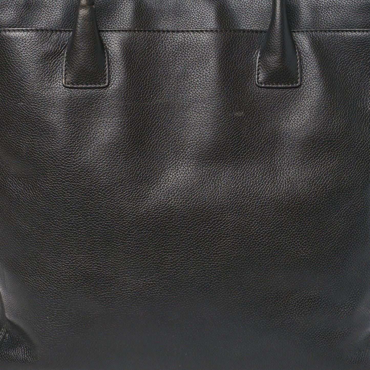 Calfskin Tall Cerf Tote Dark Grey