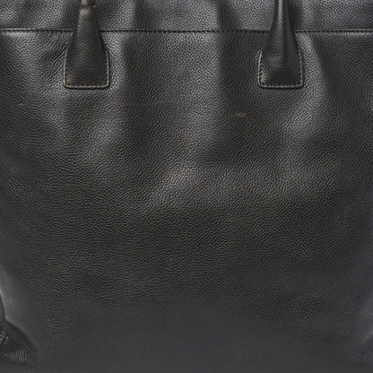Chanel Calfskin Tall Cerf Tote Dark Grey 10 of 14