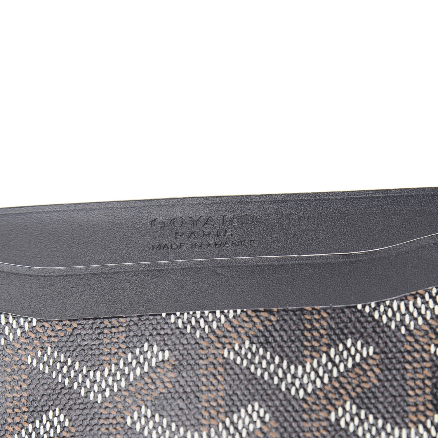 Goyard Goyardine Saint Sulpice Card Holder Black 7 of 8