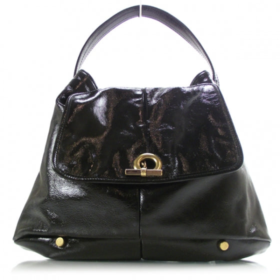 Patent Sac Capri Flap Black