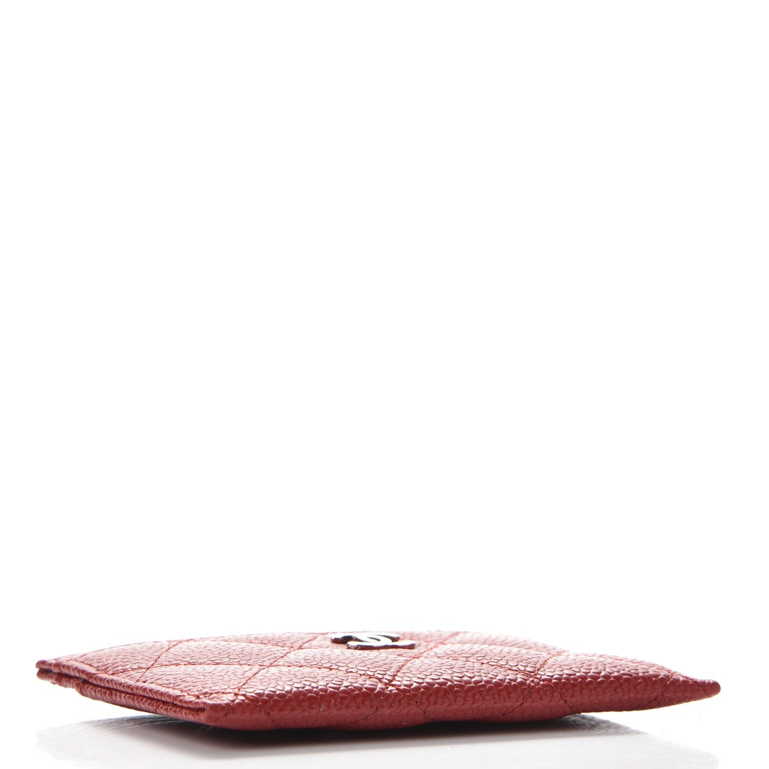 Chanel Caviar Quilted Card Holder Red 4 of 9