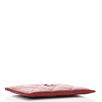 Chanel Caviar Quilted Card Holder Red 4 of 9