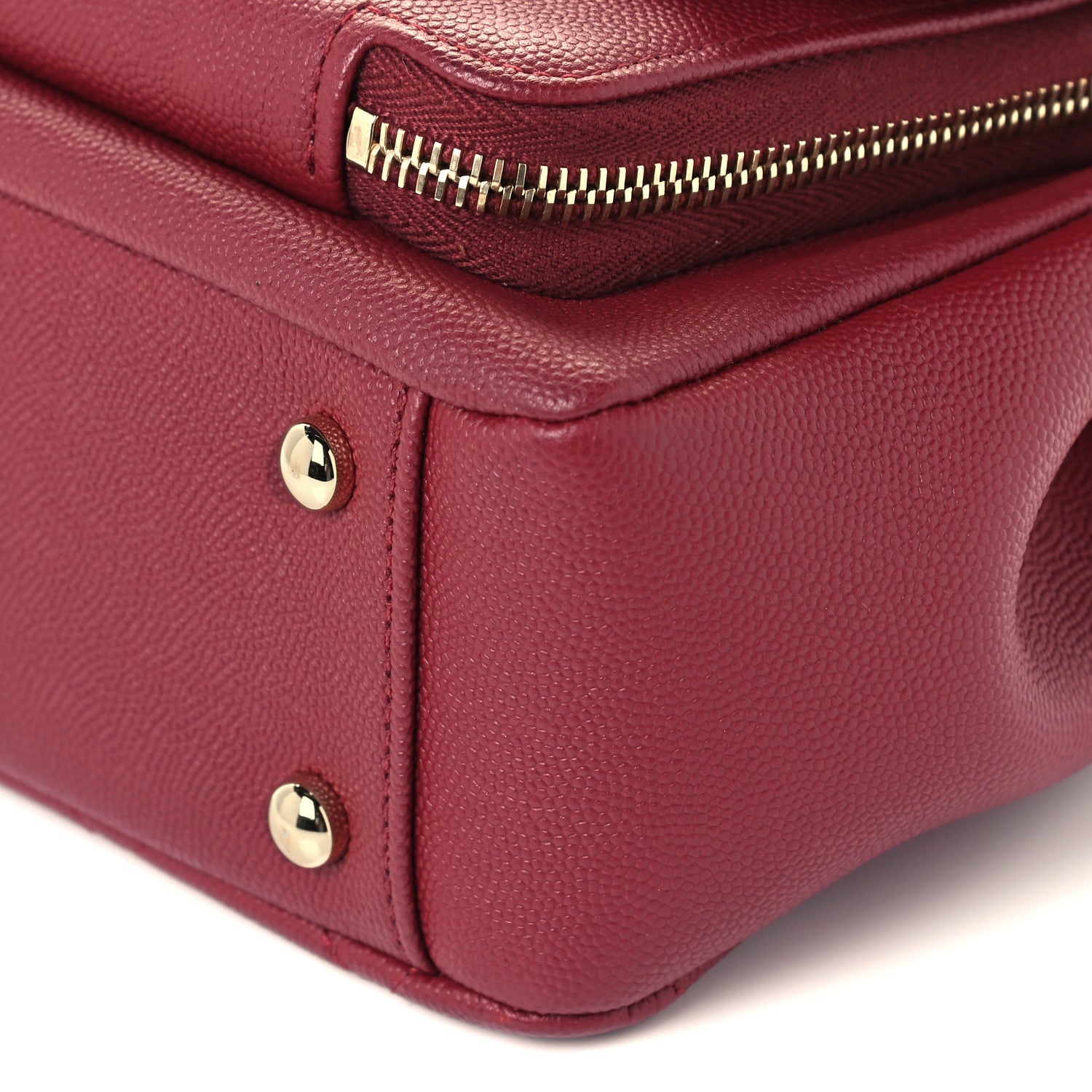 Chanel Caviar Quilted Small Business Affinity Flap Burgundy 11 of 11
