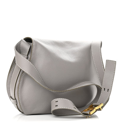 Chloe Calfskin Medium Marcie Round Crossbody Bag Cashmere Grey 3 of 11