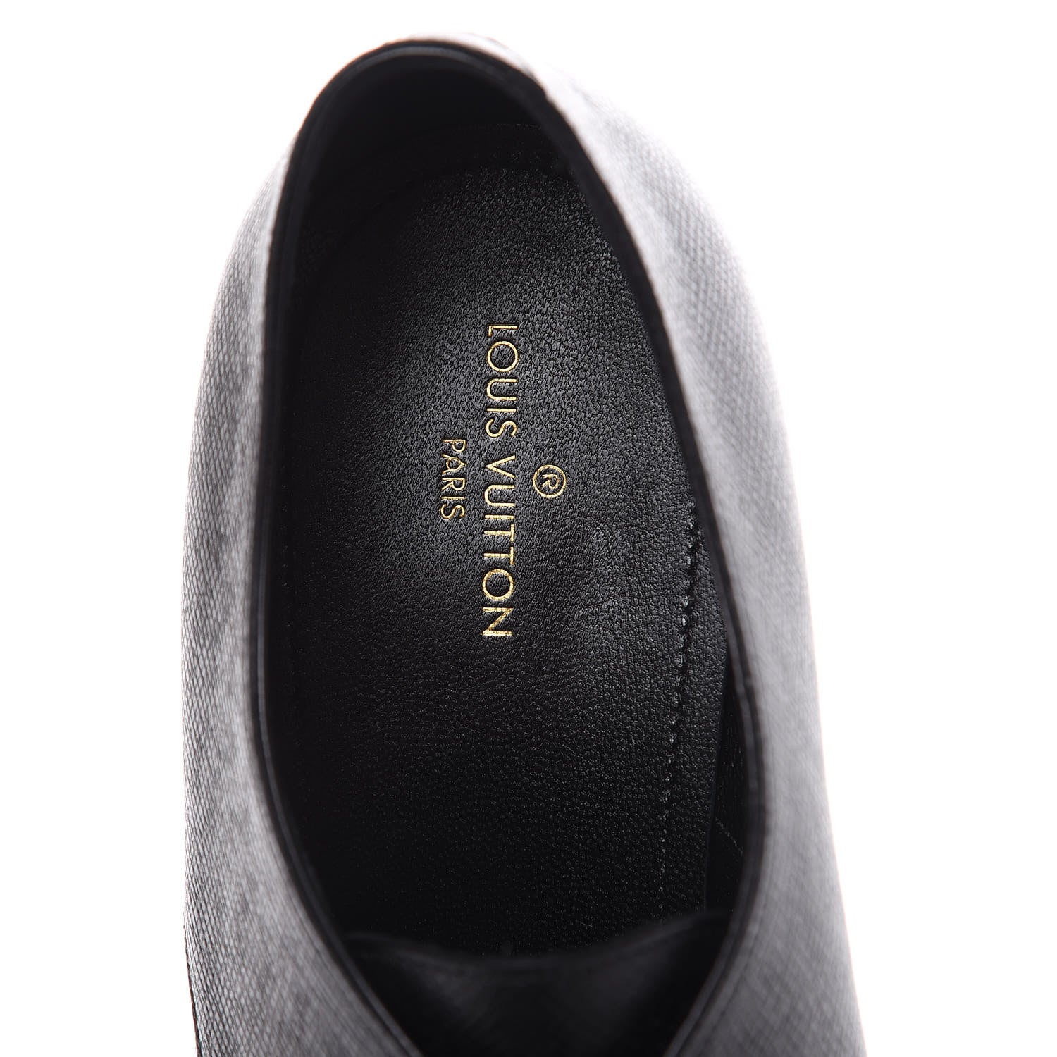 Louis Vuitton Taiga Mens City Derby 9.5 Black 6 of 7