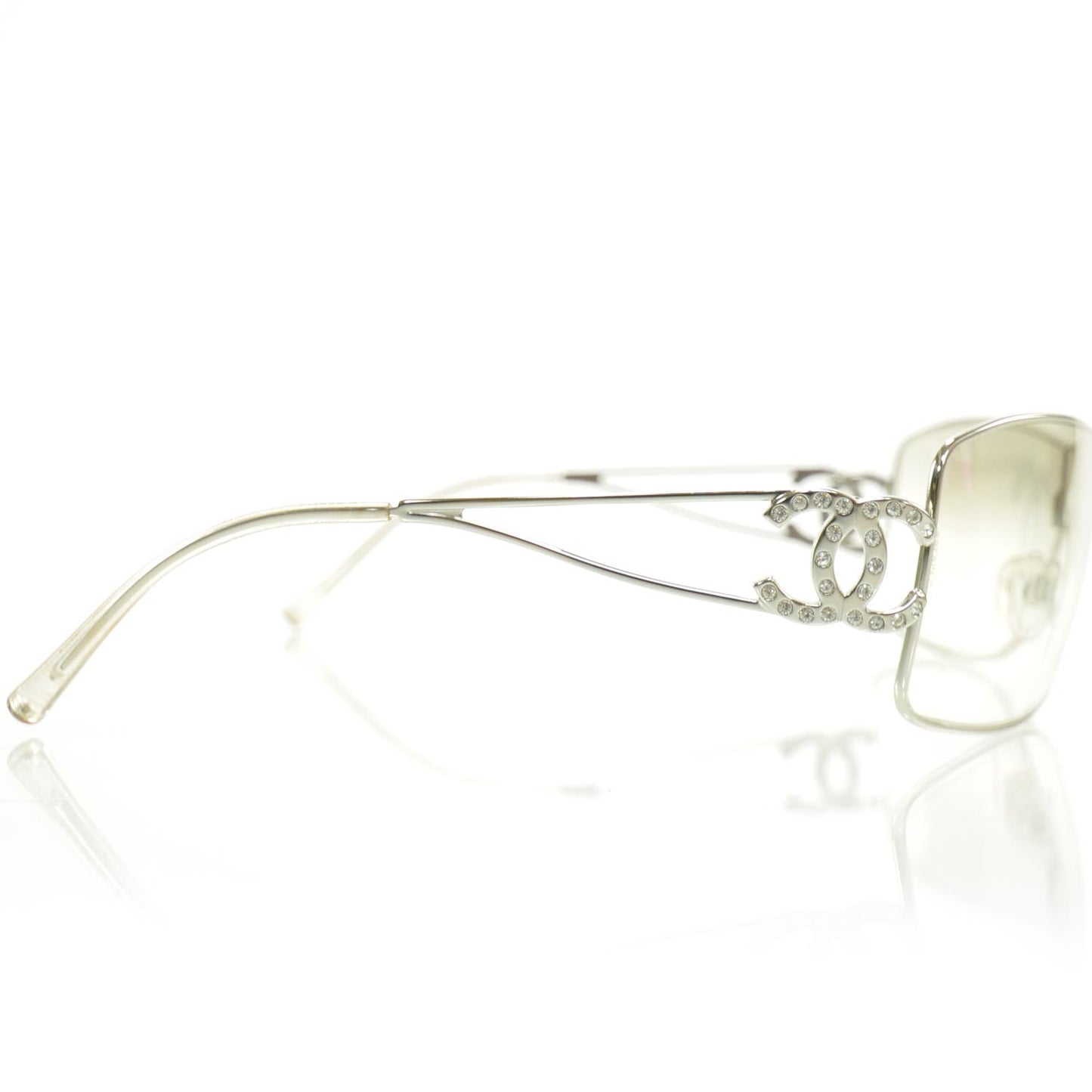 Crystal CC Logo Sunglasses