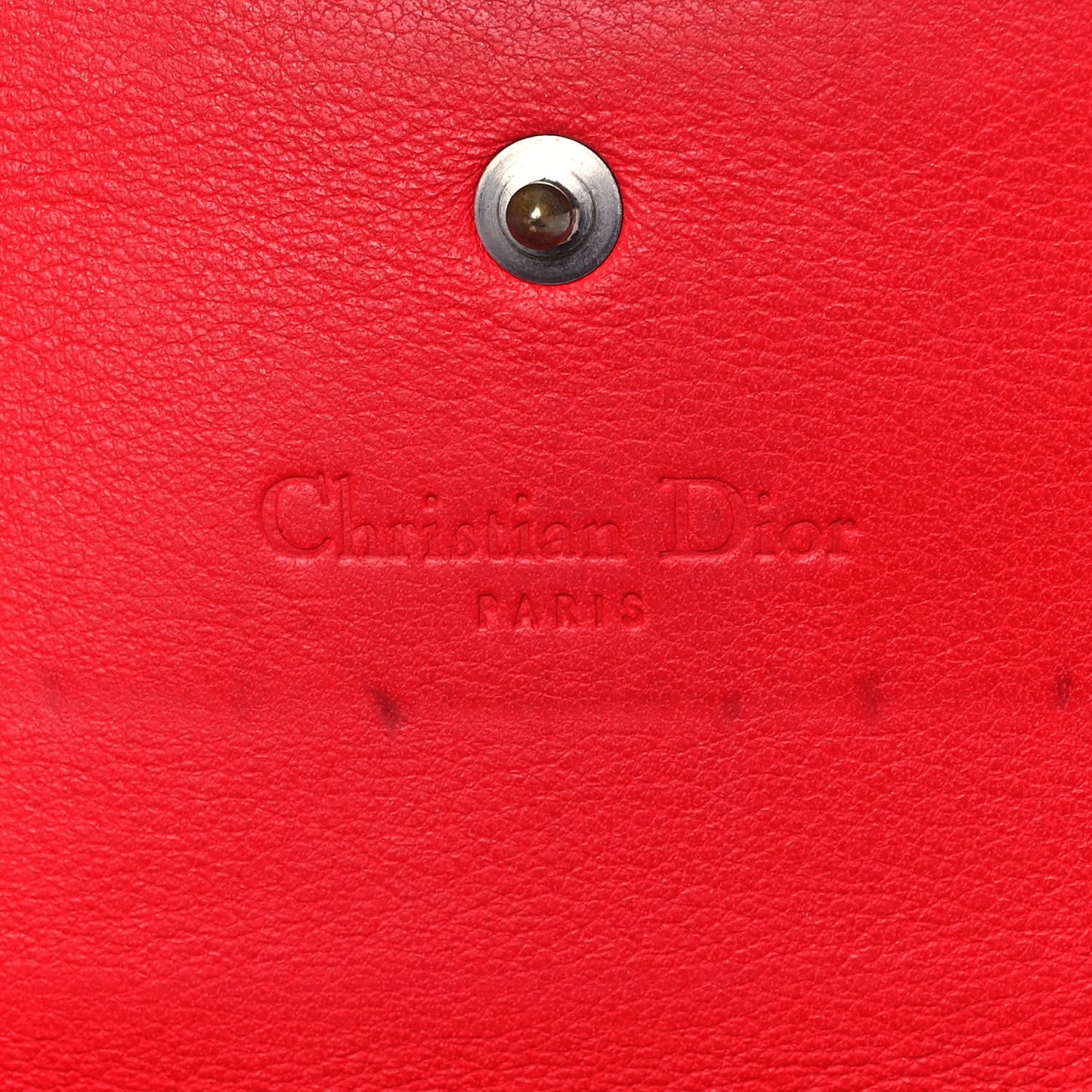 Patent Cannage Rendez-vous Chain Wallet Red