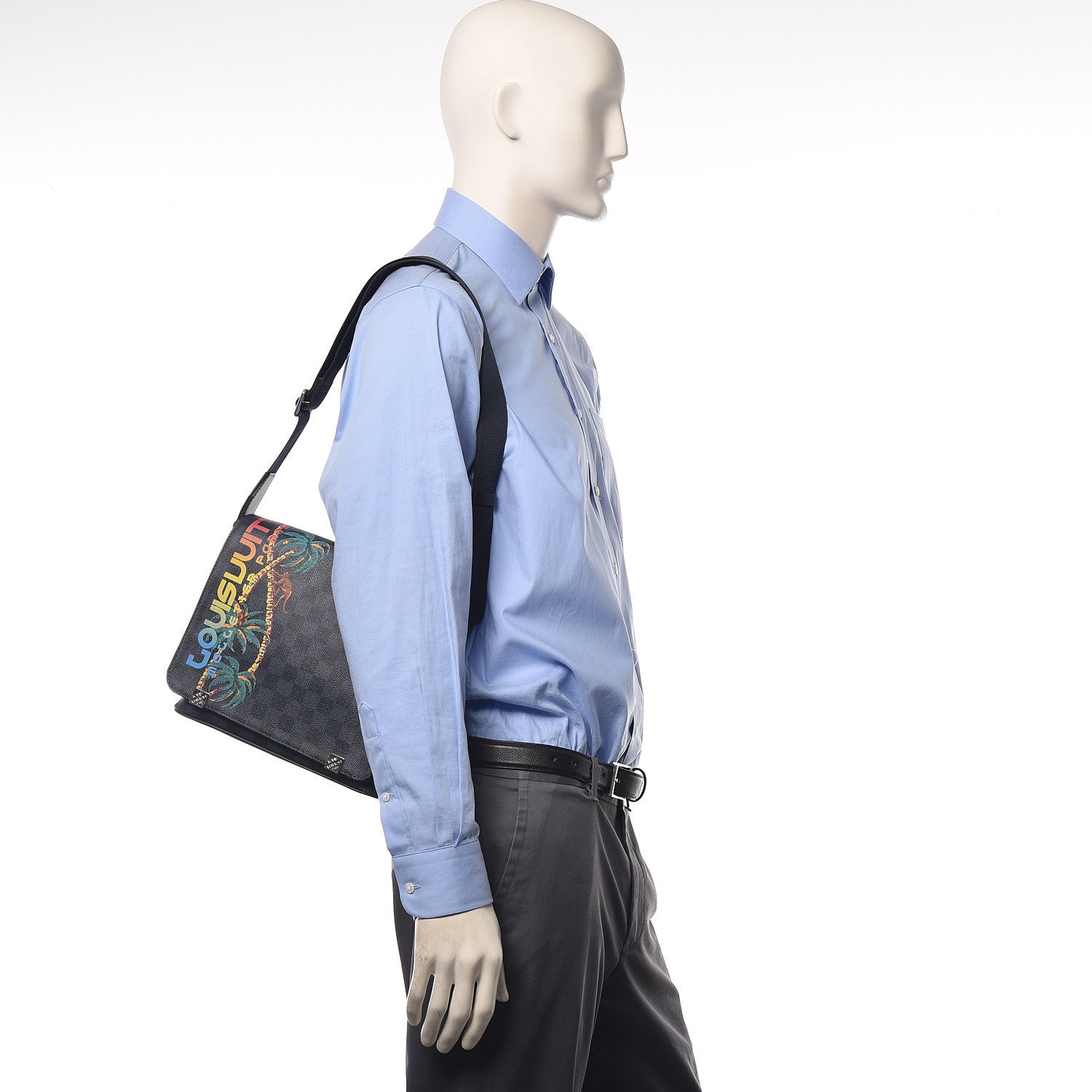 Louis Vuitton Damier Cobalt Jungle District PM 2 of 11
