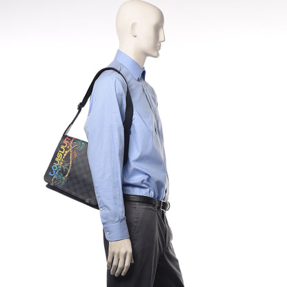 Louis Vuitton Damier Cobalt Jungle District PM 2 of 11