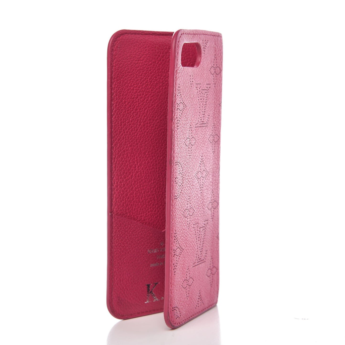 Monogram Cuir iPhone 7/8 Plus Folio Case Fuchsia