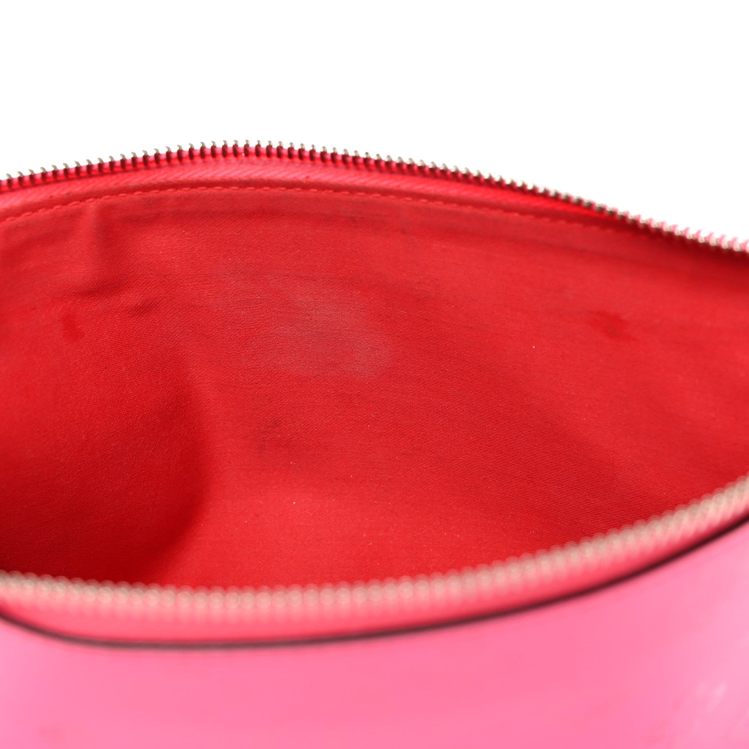 Christian Louboutin Calfskin Loubila Loubinthesky Chain Clutch Fluo Pink 6 of 11